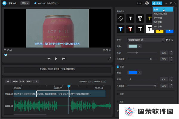 字幕大师优化版