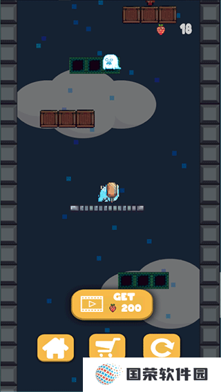 不断向上跳游戏