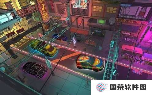 霓虹灯汽车拉力