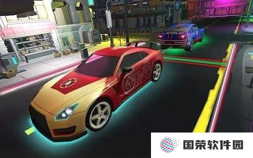 霓虹灯汽车拉力